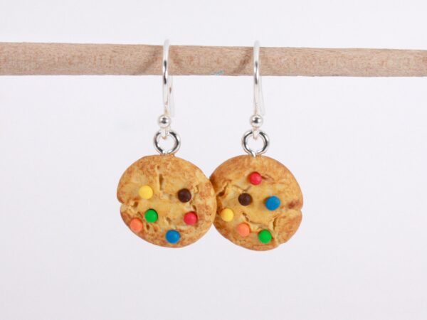Boucles d'oreilles cookies multicolores