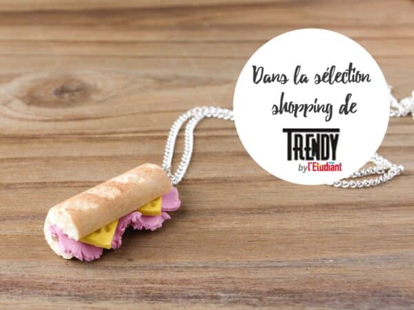 Collier sandwich jambon fromage