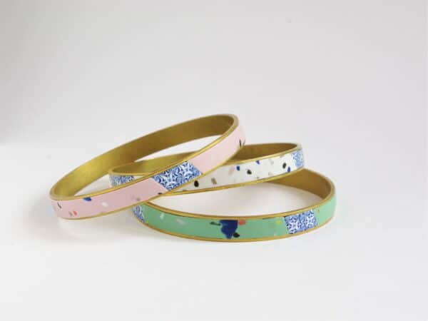 Bracelet jonc Azulejos Terrazzo